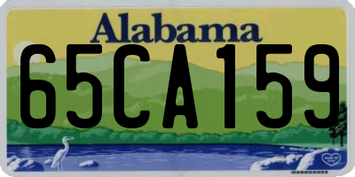 AL license plate 65CA159