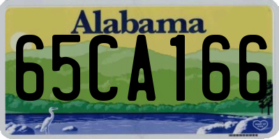 AL license plate 65CA166