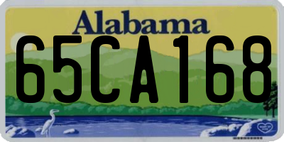 AL license plate 65CA168