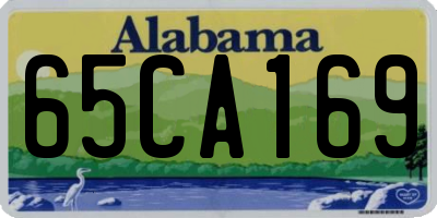 AL license plate 65CA169