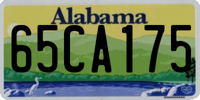 AL license plate 65CA175