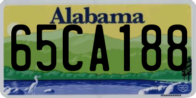 AL license plate 65CA188