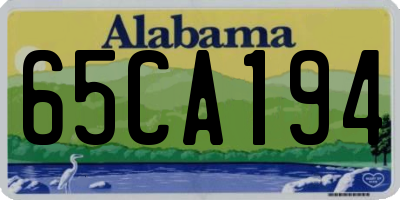 AL license plate 65CA194