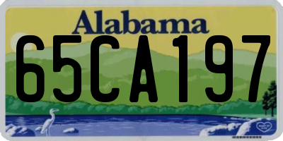 AL license plate 65CA197