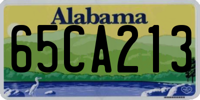 AL license plate 65CA213