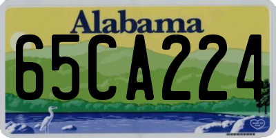 AL license plate 65CA224
