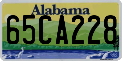 AL license plate 65CA228