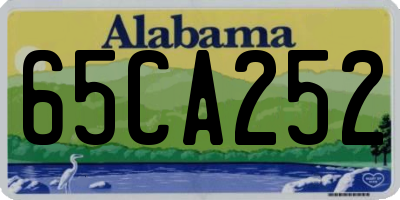 AL license plate 65CA252