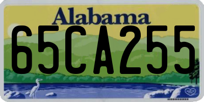 AL license plate 65CA255