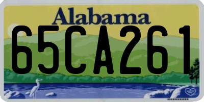 AL license plate 65CA261