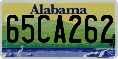 AL license plate 65CA262