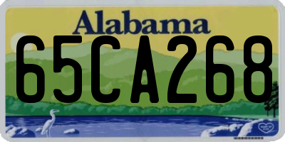 AL license plate 65CA268