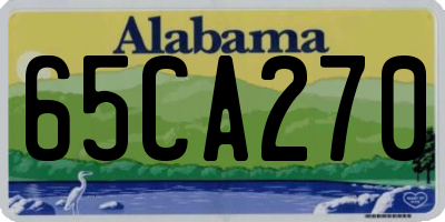 AL license plate 65CA270