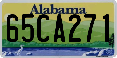 AL license plate 65CA271