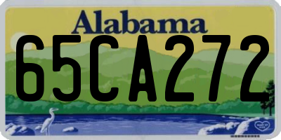 AL license plate 65CA272