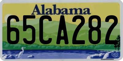 AL license plate 65CA282
