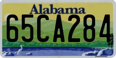 AL license plate 65CA284
