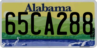 AL license plate 65CA288