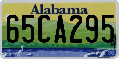 AL license plate 65CA295