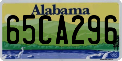 AL license plate 65CA296