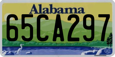 AL license plate 65CA297