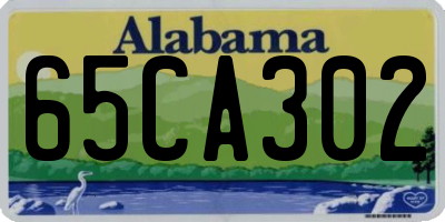AL license plate 65CA302