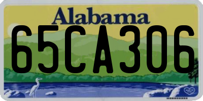 AL license plate 65CA306
