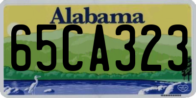 AL license plate 65CA323