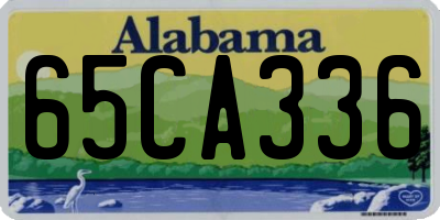 AL license plate 65CA336