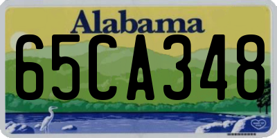 AL license plate 65CA348
