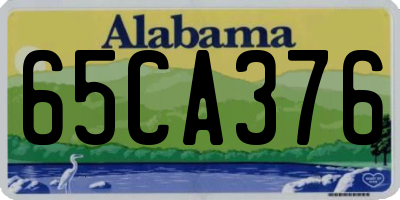 AL license plate 65CA376