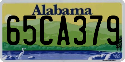 AL license plate 65CA379