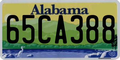 AL license plate 65CA388