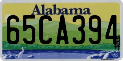 AL license plate 65CA394