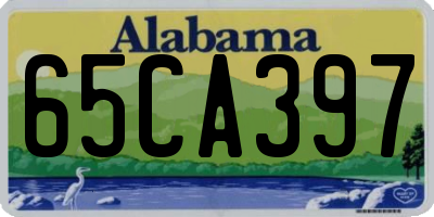 AL license plate 65CA397