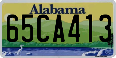AL license plate 65CA413