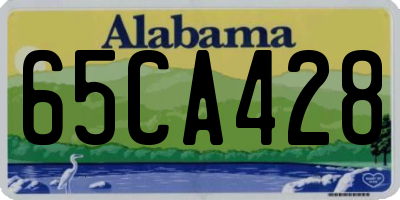 AL license plate 65CA428