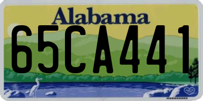 AL license plate 65CA441