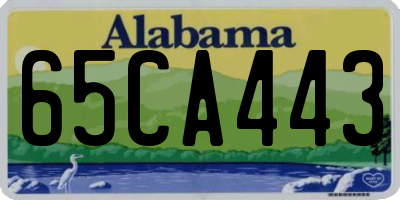 AL license plate 65CA443