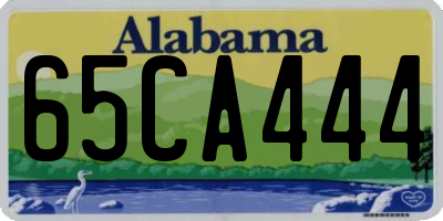 AL license plate 65CA444