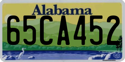 AL license plate 65CA452