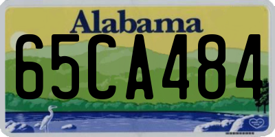 AL license plate 65CA484