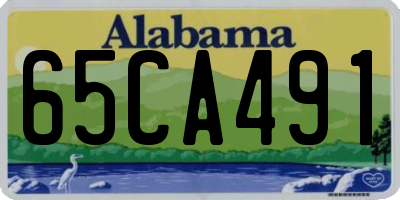 AL license plate 65CA491
