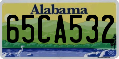 AL license plate 65CA532