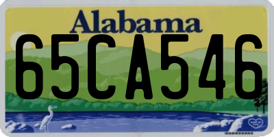 AL license plate 65CA546