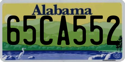 AL license plate 65CA552