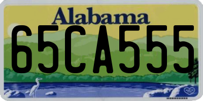AL license plate 65CA555