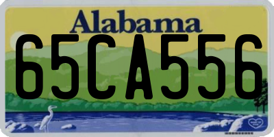 AL license plate 65CA556