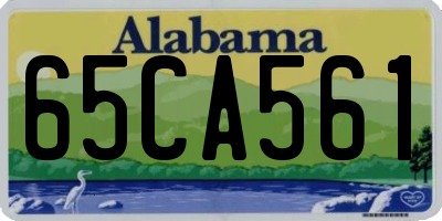 AL license plate 65CA561