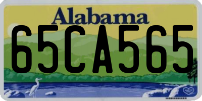 AL license plate 65CA565
